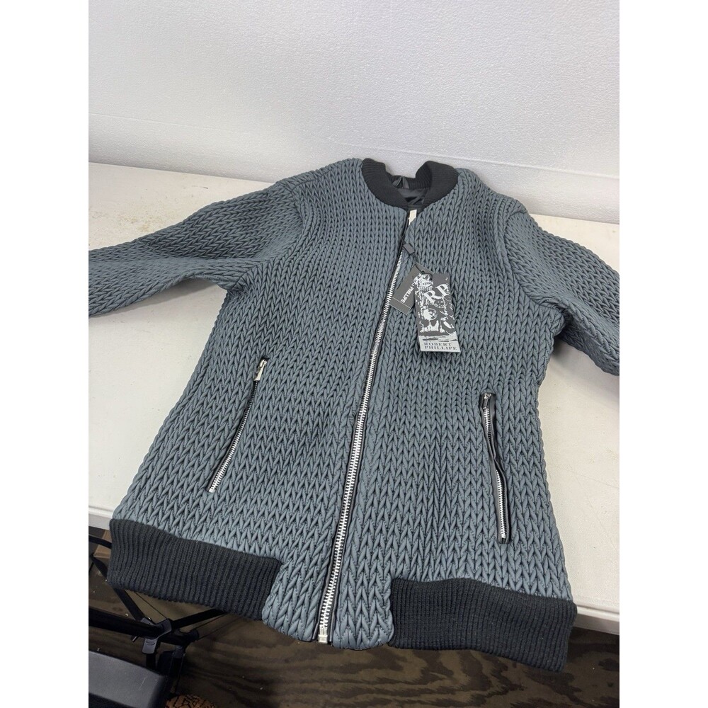 Robert Phillips Men’s Bomber Zip Up  NWT Xl